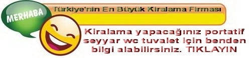 tuvalet kiralama bilgi sorma alan